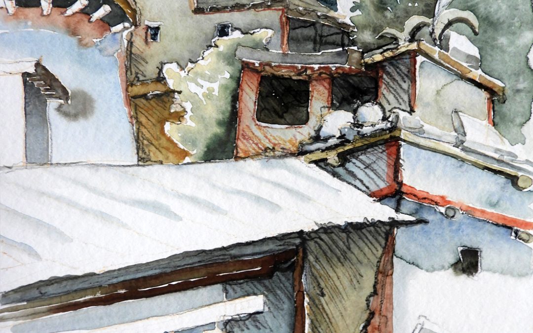 Pichlmüller W. | Häuser in Dzong | VERGEBEN